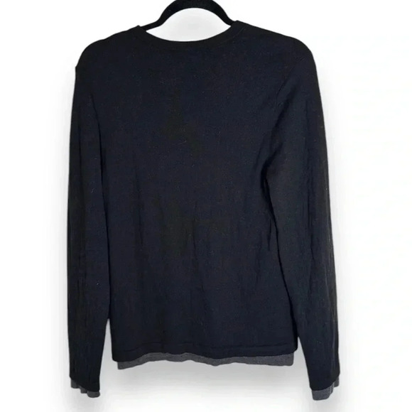 Vince Black and Gray Long Sleeve Sweater Size Small - Picture 6 of 6